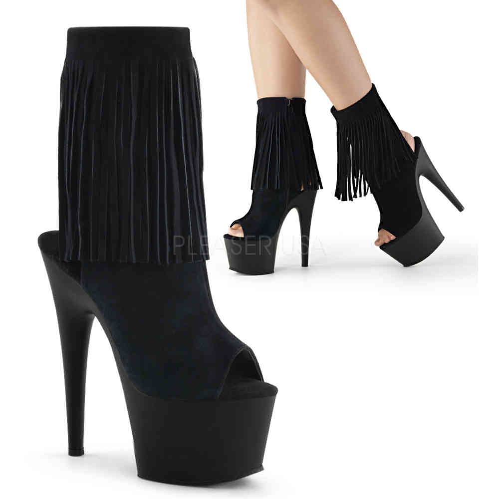 Pleaser - ADORE1019 Bottes de plateforme, Pole dance chaussures - Chaussures de pole dance - Noir Product image